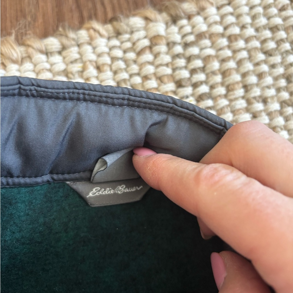 Eddie Bauer Teal and Charcoal Jacket - Picture 3 of 3